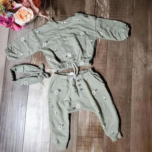 Jessica Simpson 12 Months Baby Toddler Girl Outfit 3 pieces EUC